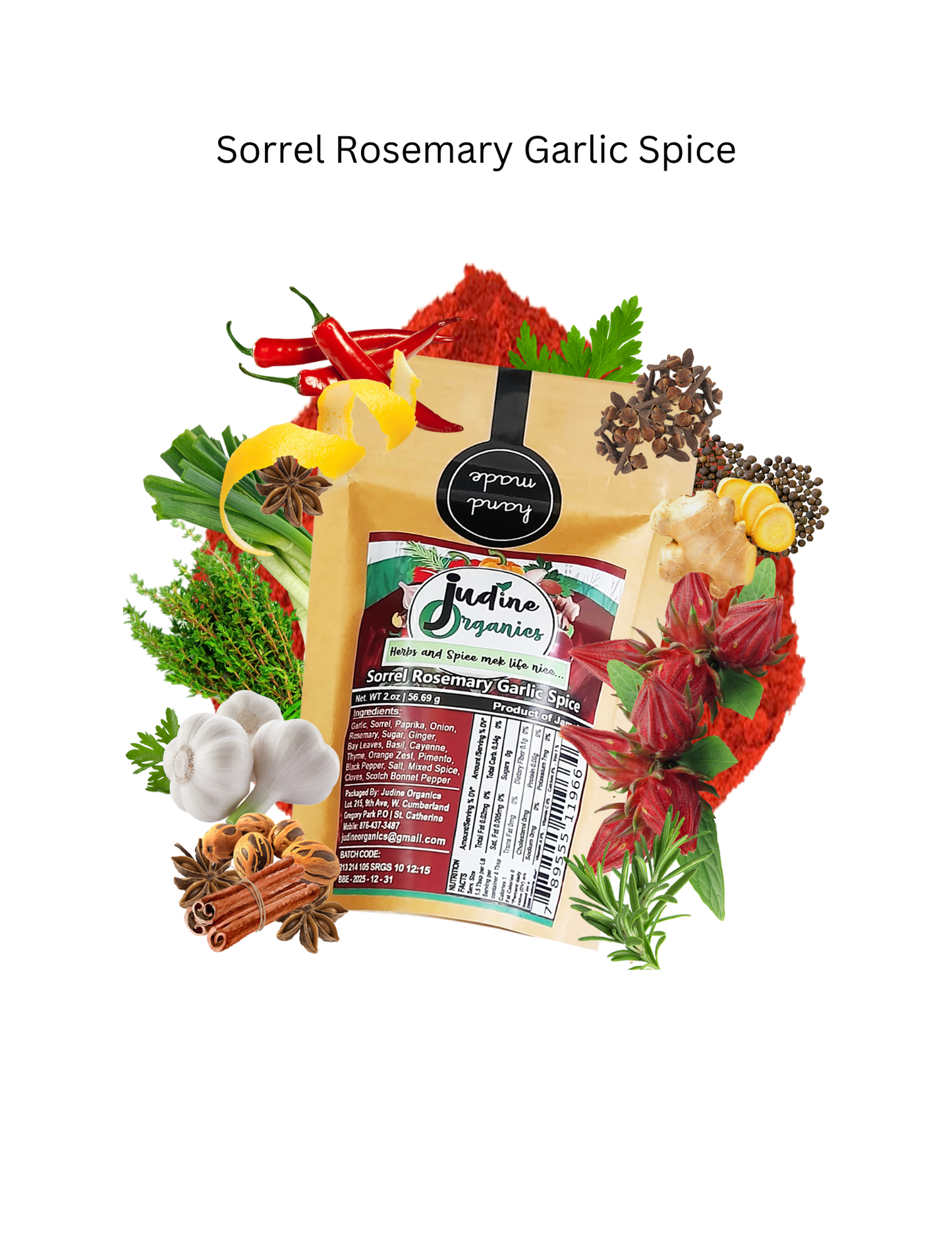 Sorrel Rosemary Garlic Spice